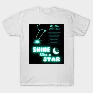 Shine Like A Star - Leo T-Shirt